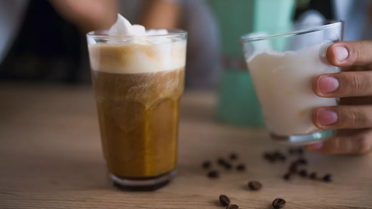 Cold Foam on Hot Coffee